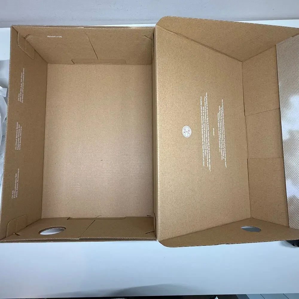Empty On Run Shoe Box | Tan | 13.5 x 9.5 x 5 in.
